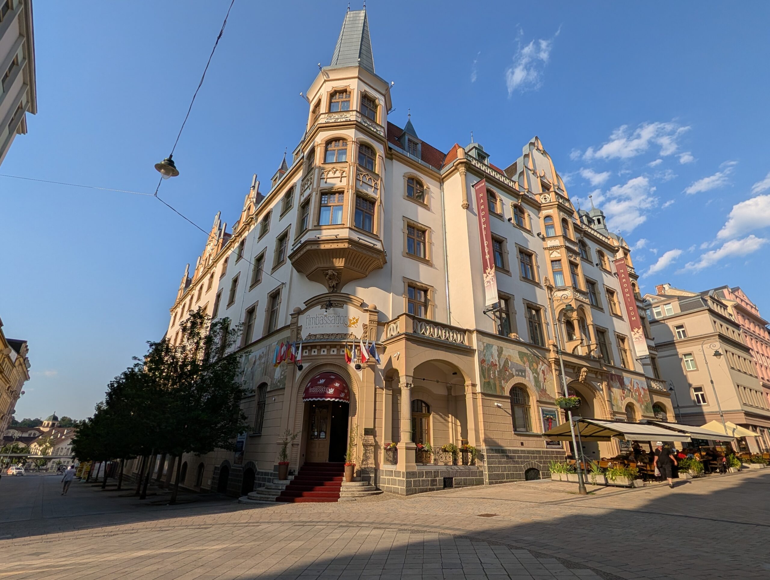 Grandhotel AMBASSADOR National House an der T.G.Masaryka in Karlsbad.